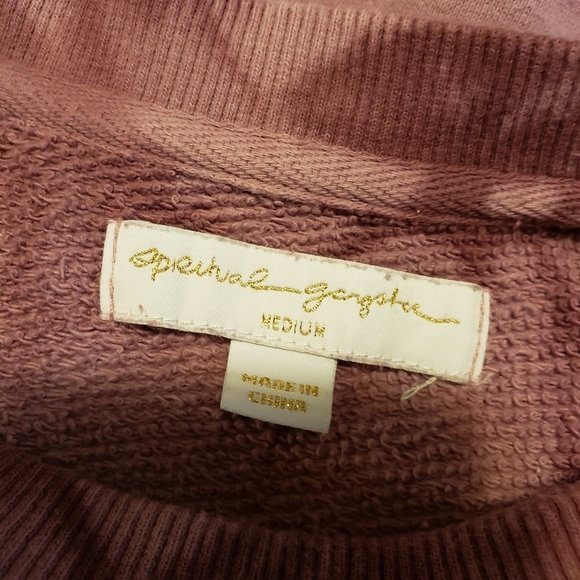 Spiritual Gangster x Peloton Purple Tie-Dye Raglan Crewneck Sweatshirt Medium - Picture 6 of 10